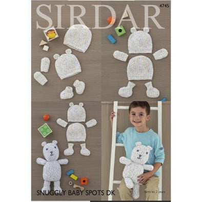 Sirdar 4745 Snuggly Spots Teddy Bear