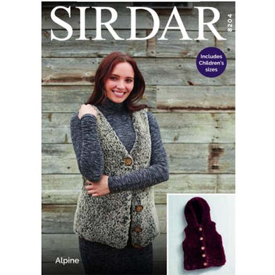 Sirdar 8204 Alpine Adult Vests