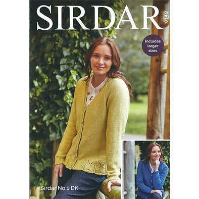 Sirdar 8149 No 1 Cardigans
