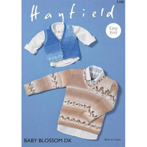 HAYFIELD 5180 Baby Blossom DK Vest