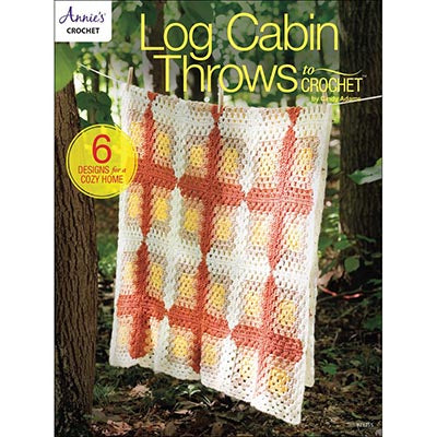 ANNIE'S 871755 Log Cabin throws