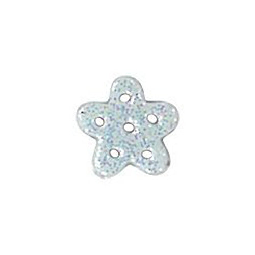 SB035S Blue Glitter Snowflake Small