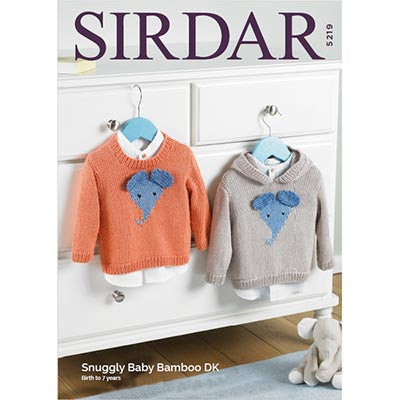 Sirdar 5219 Baby Bamboo Sweaters