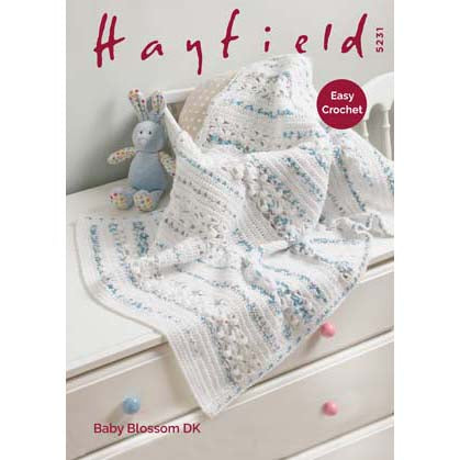 Hayfield 5231 Baby Blossom DK Blanket