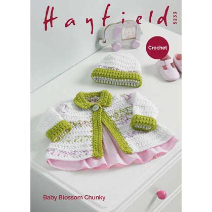 Hayfield 5233 Baby Blossom Chunky Jacket