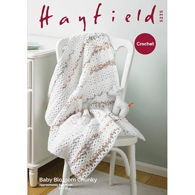 Hayfield 5235 Baby Blossom Chunky Blanket