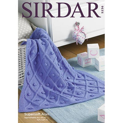 Sirdar 5236 Supersoft Aran Blanket
