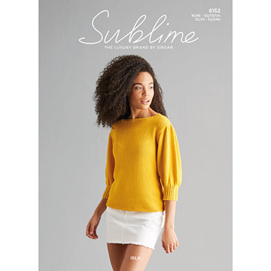 Sublime 6152 Ladies Sweater DK