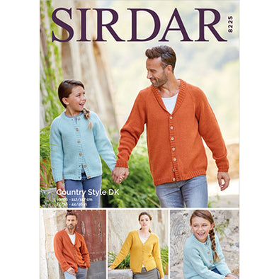 Sirdar 8225 Country Style Cardigan