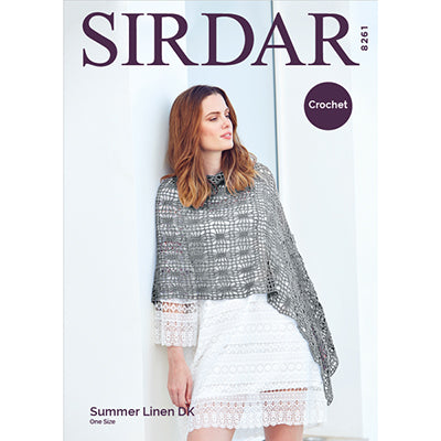 Sirdar 8261 Cotton DK Poncho