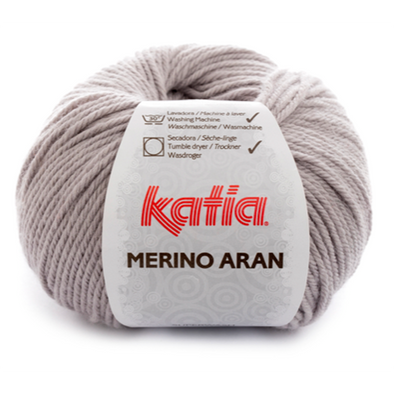 Merino Aran 12 Light Grey