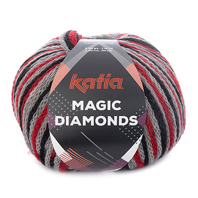 Magic Diamonds 53 Red-Grey-Blk