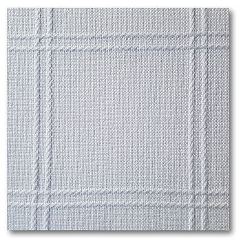 Afghan 18ct Anne Cloth White