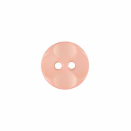 Button 226821  Shaped Light Rose Round 13mm