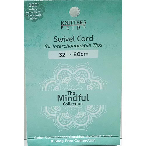 Circular Needle Cord KP  80cm Mindful Collection Swivel