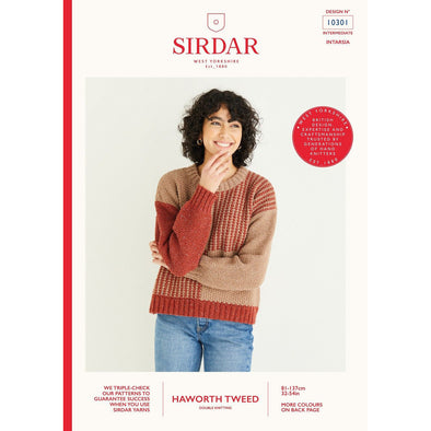 Sirdar 10301 Haworth Tweed Sweater