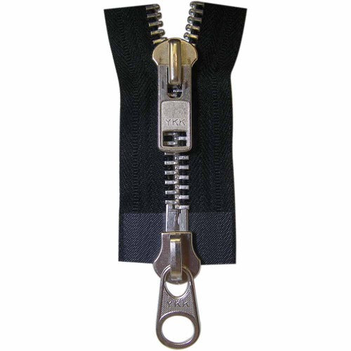 Zipper 59 80cm Metal two-way