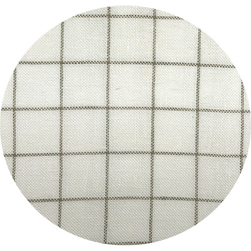 Linen 28ct 1029 Khaki Grid on Antique White  Package - Small