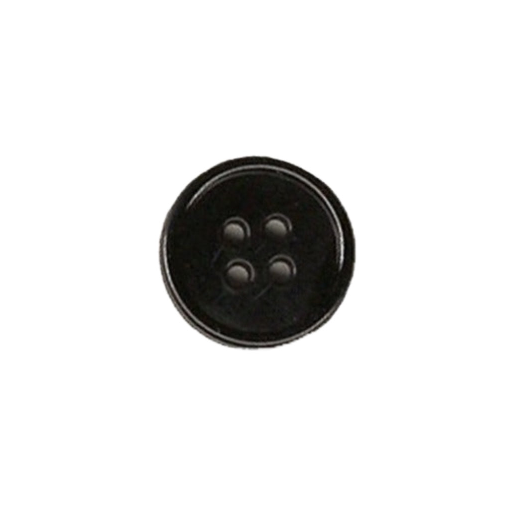 Button 101820 Black 14mm