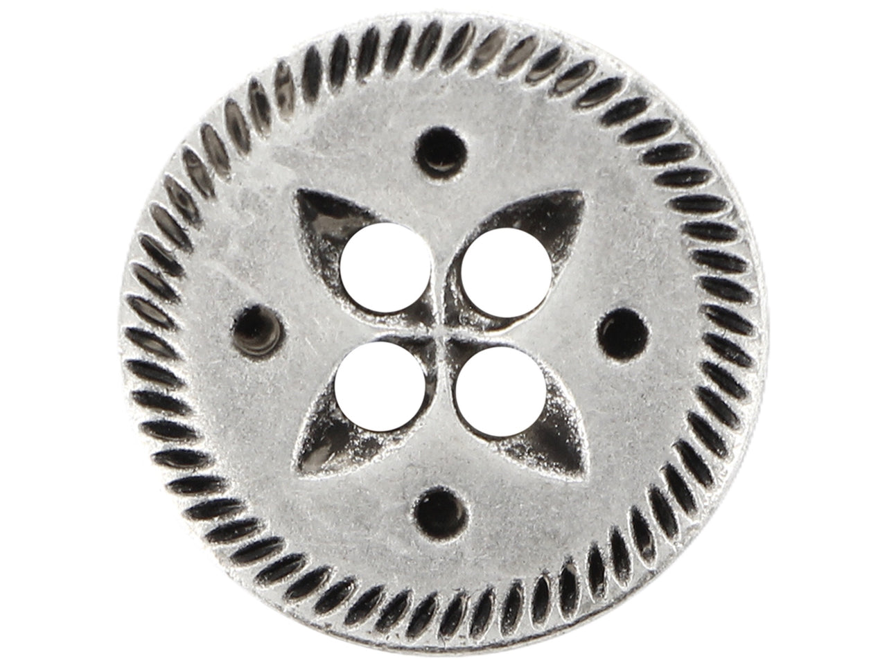 Button 158975AB Silver 19mm