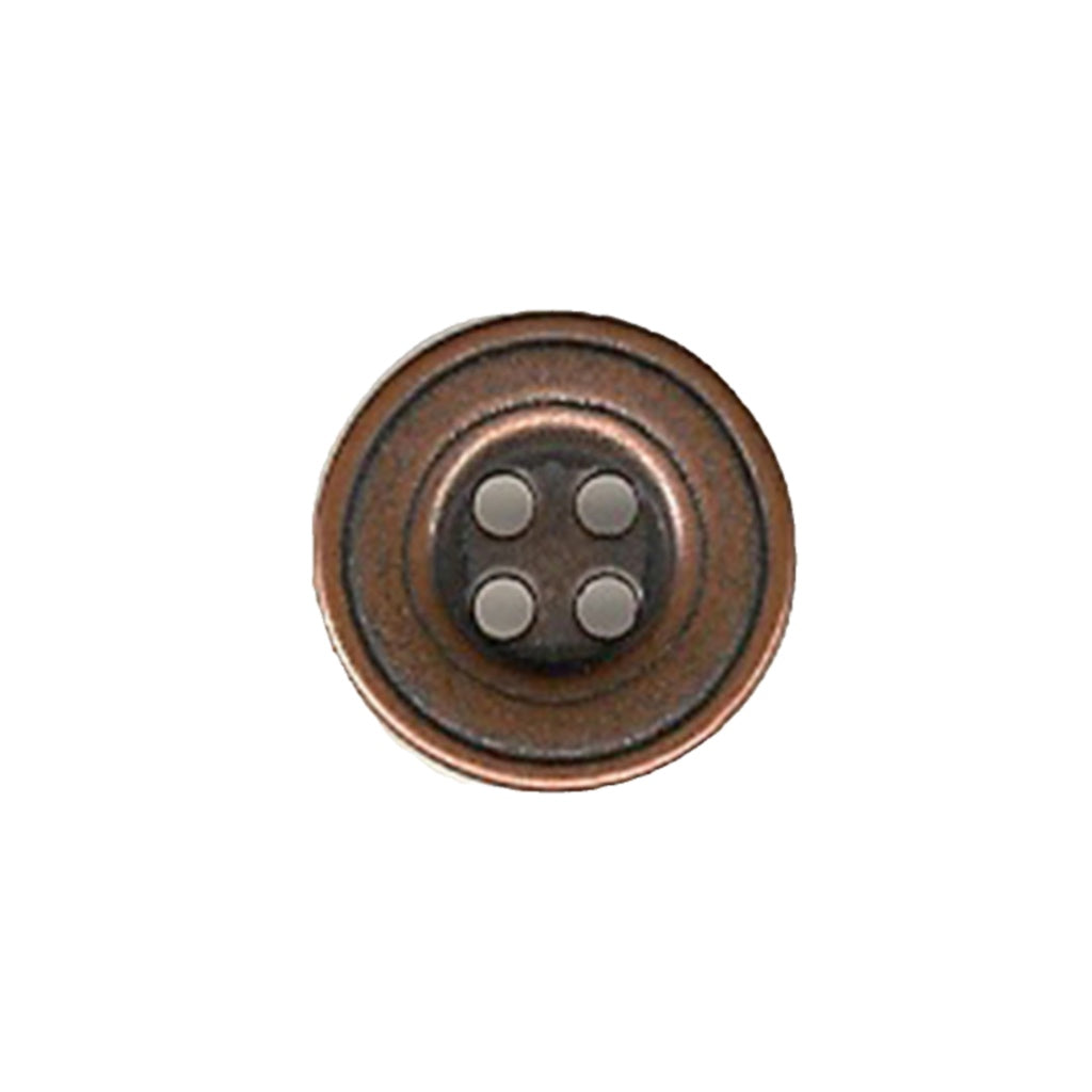 Button 190980 Antique Brass 15mm