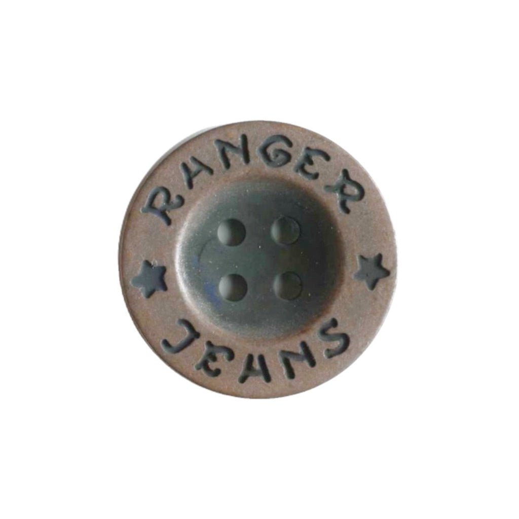 Button 200079 Copper Etched 18mm