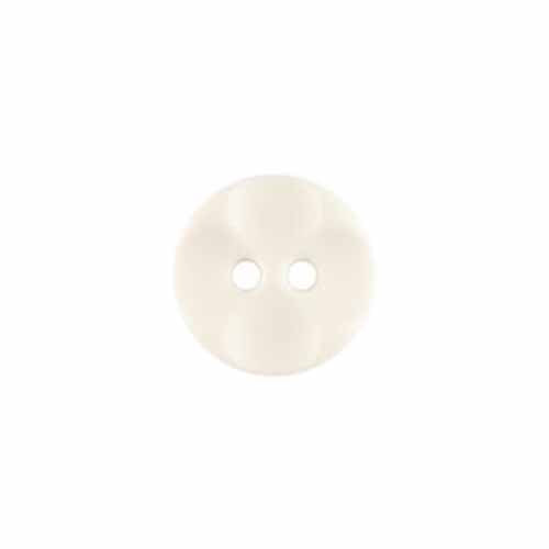Button 221944 White Clover 13mm
