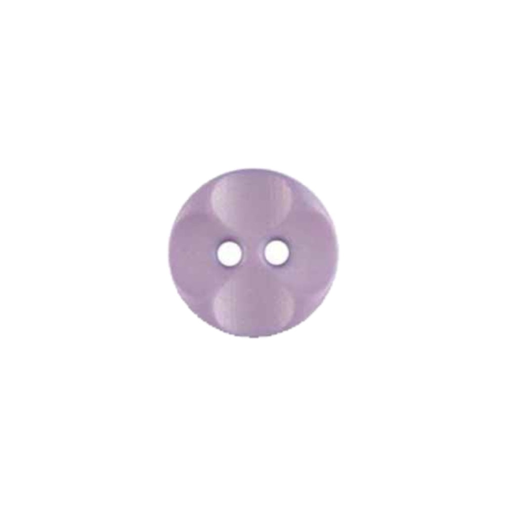 Button 226814 Purple Clover 13mm