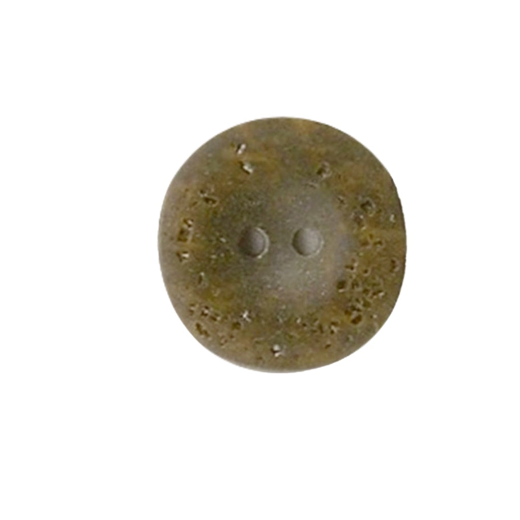Button 251462 Dark Green Square Rounded 18mm