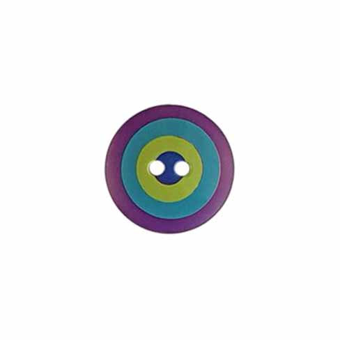 Button 261395 Target Kaffe Fassett Violet Green Teal 15mm