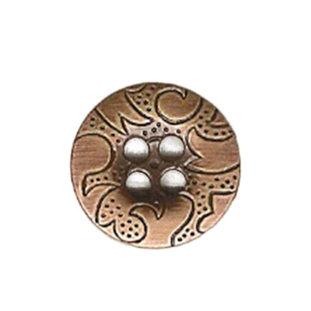 Button 27840/15CG Copper 15mm