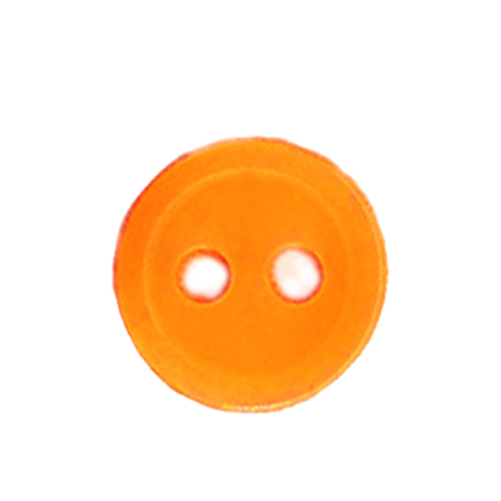 Button 791569 Dayglow Orange 15mm