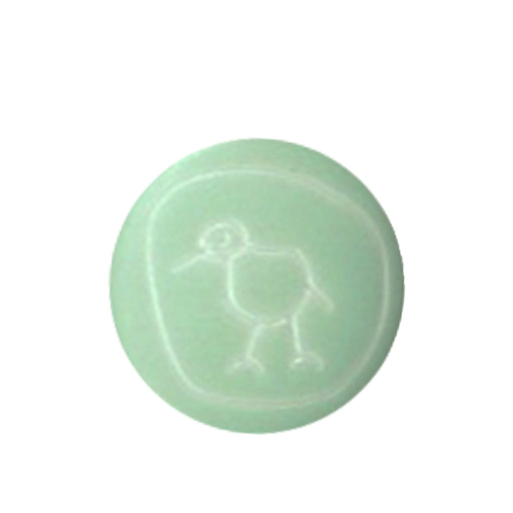 Button 952520T Teal Baby Kiwi 15mm