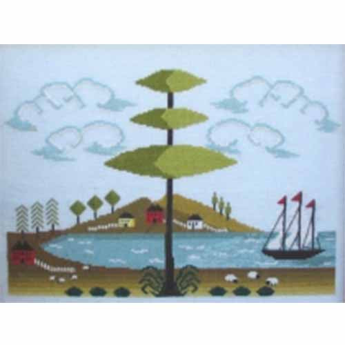 By the Bay Needleart 13C 13th Colony Bay Part 1