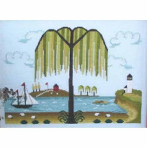 By the Bay Needleart 13C3 13th Colony Bay Part 3