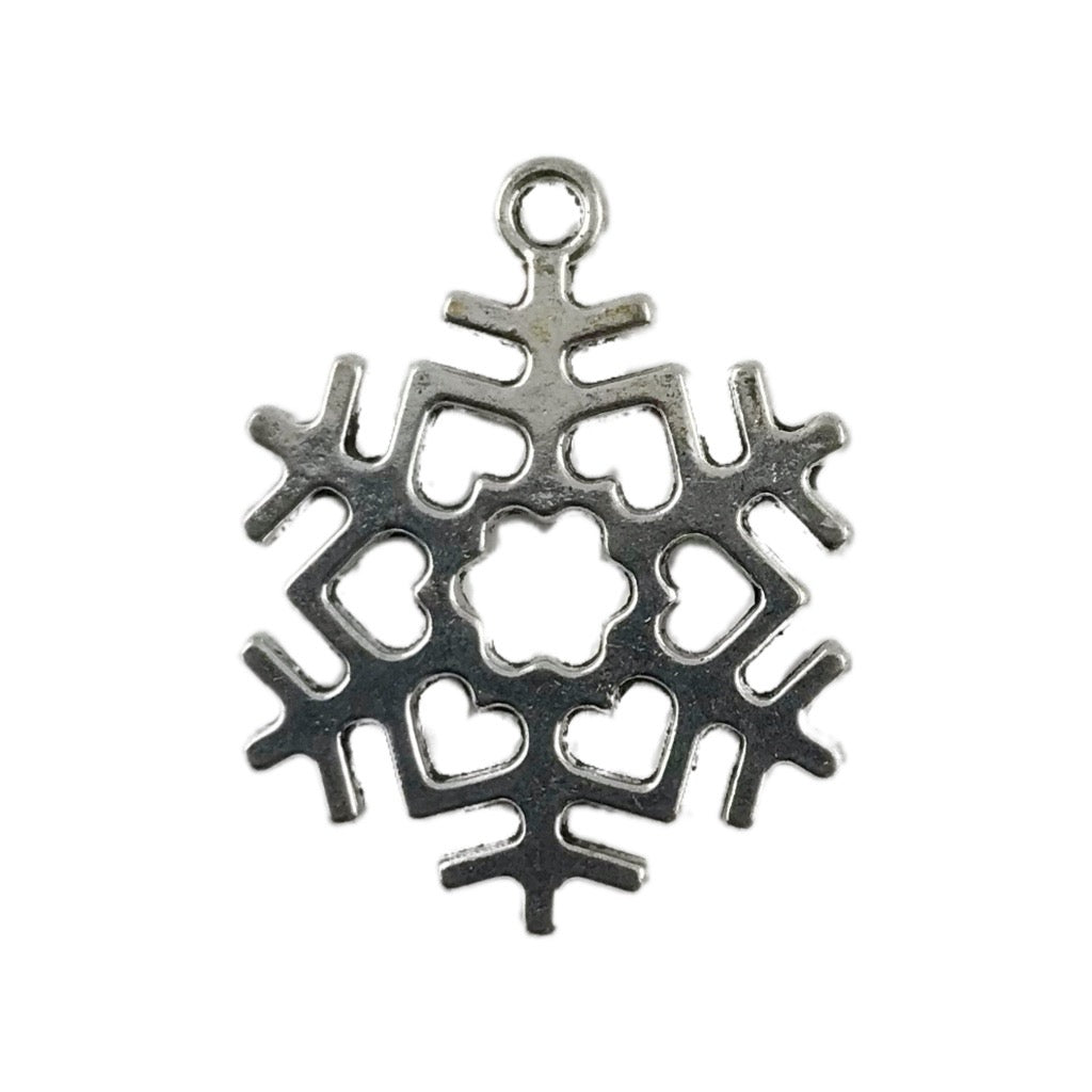 Charm ME4281S Snowflake Silver 28mmx28mm