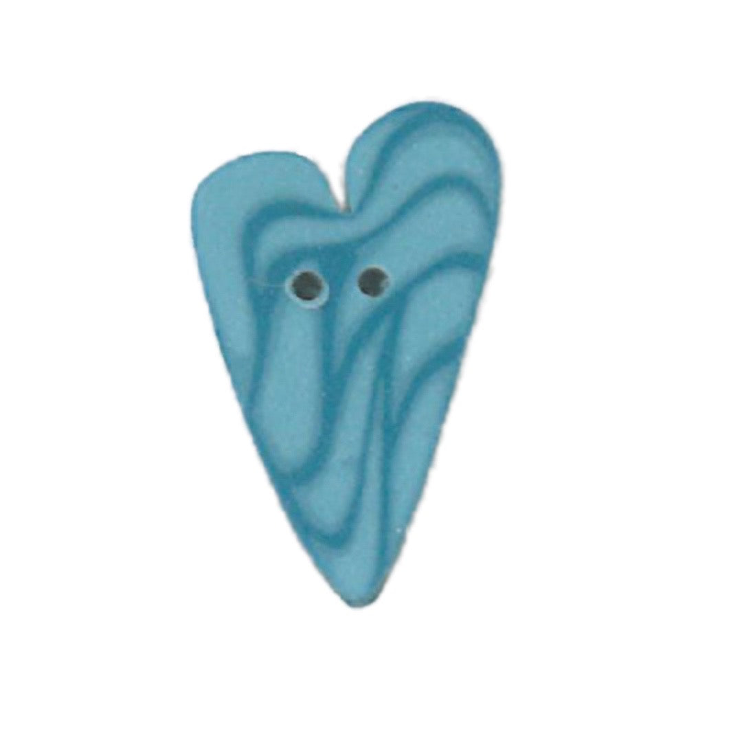 JAB3343.M Medium Light Blue Velvet Heart