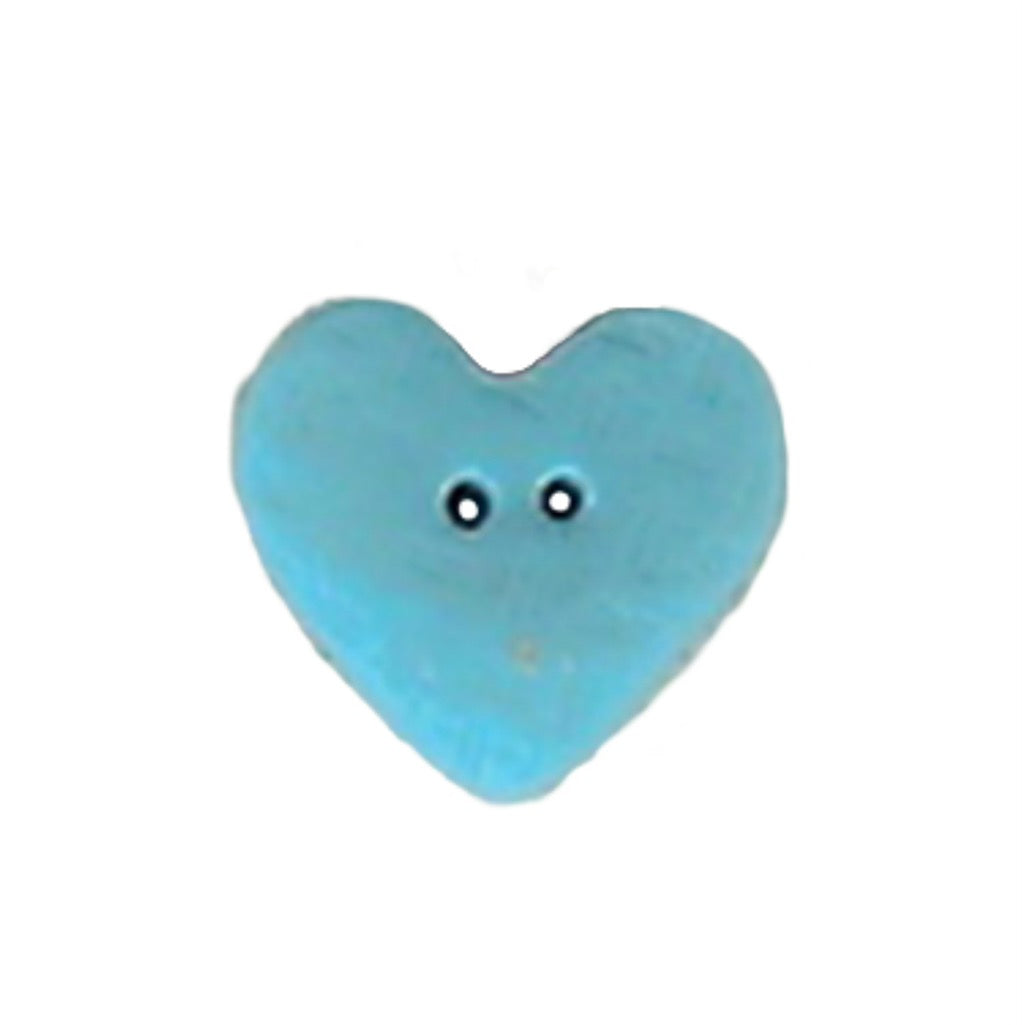 SB005BLSM Heart Blue Aqua Stipple Medium