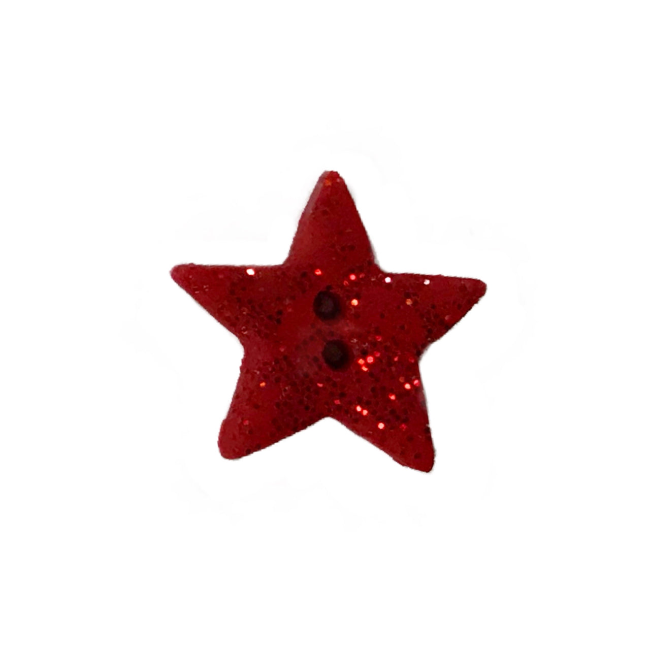SB062RGM Red Glitter Star Medium