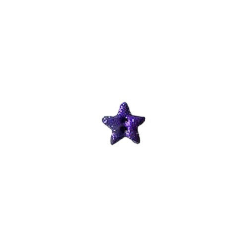 SB100PGXS Purple Glitter Galaxy Star Extra Small