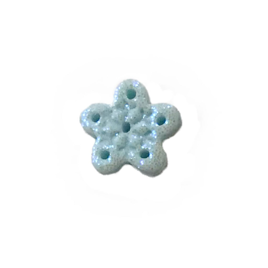 SB157M Iridescent Snowflake Medium