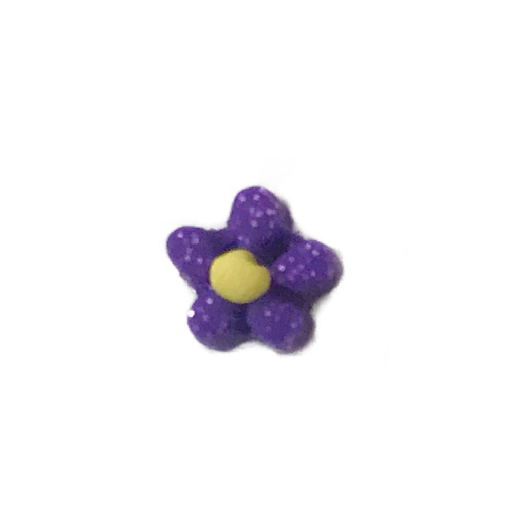 SB170GPLS Glitter Purple Flower X