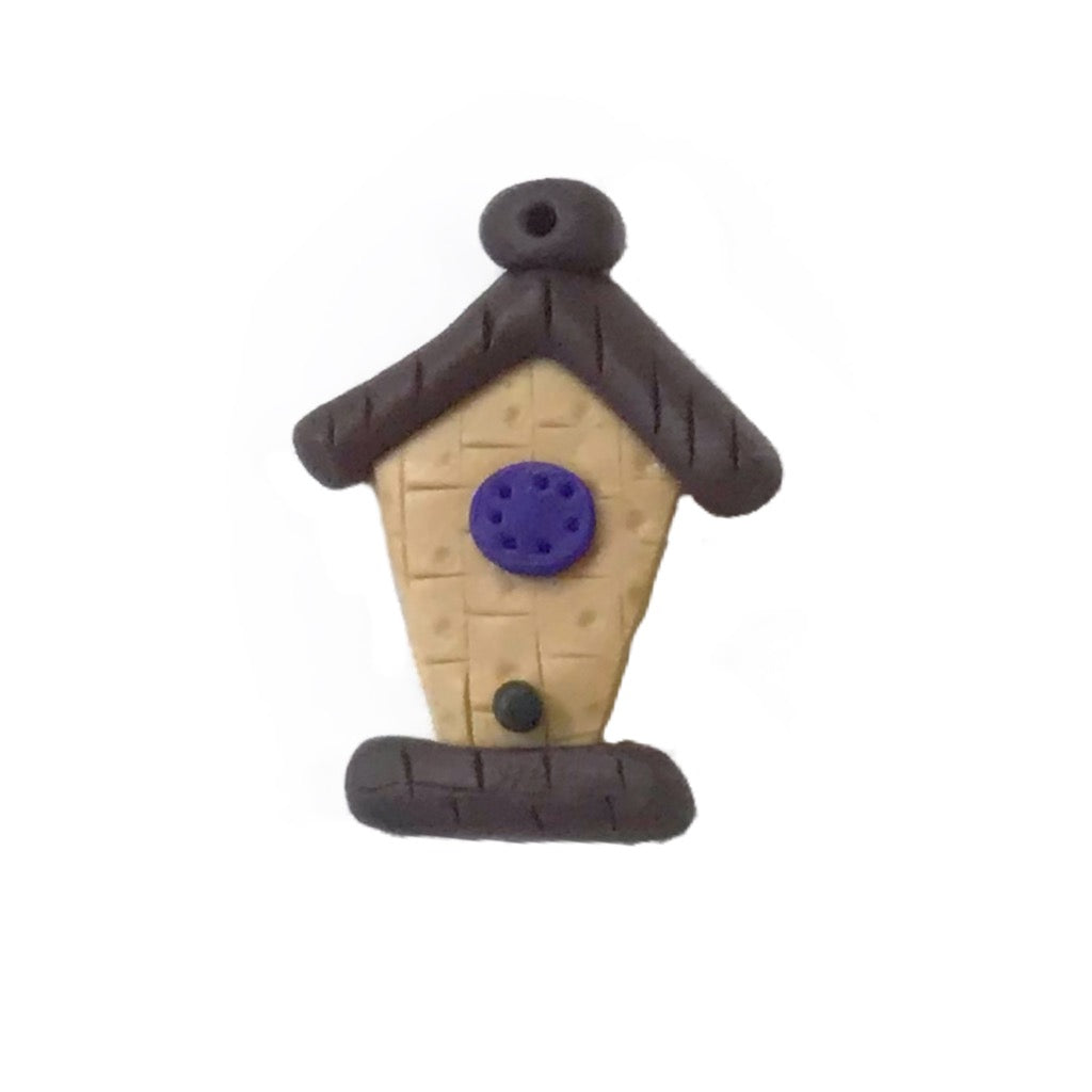 SB196 Birdhouse Purple Entrance