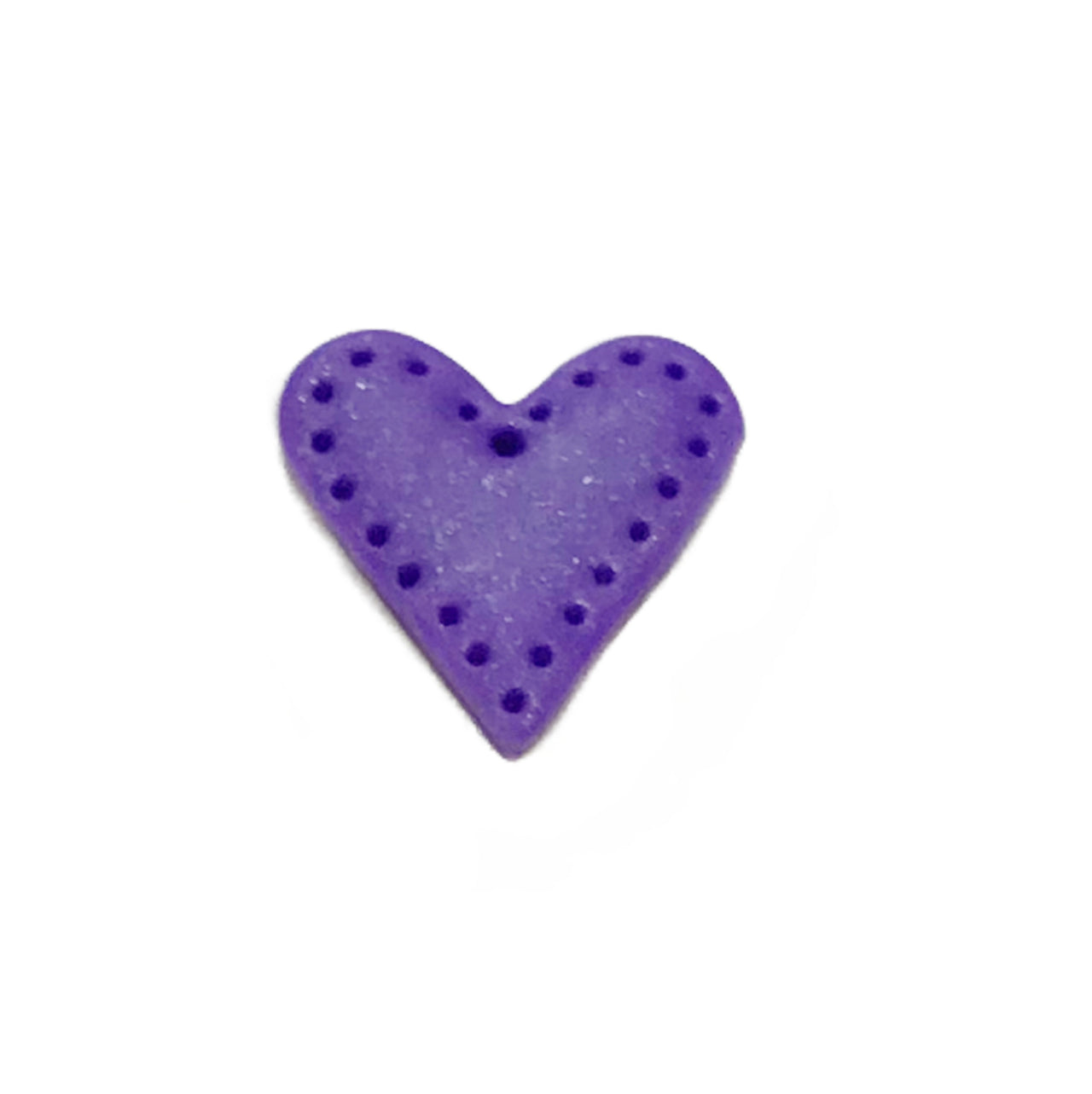 SB364PLM Heart Stitched Purple Medium
