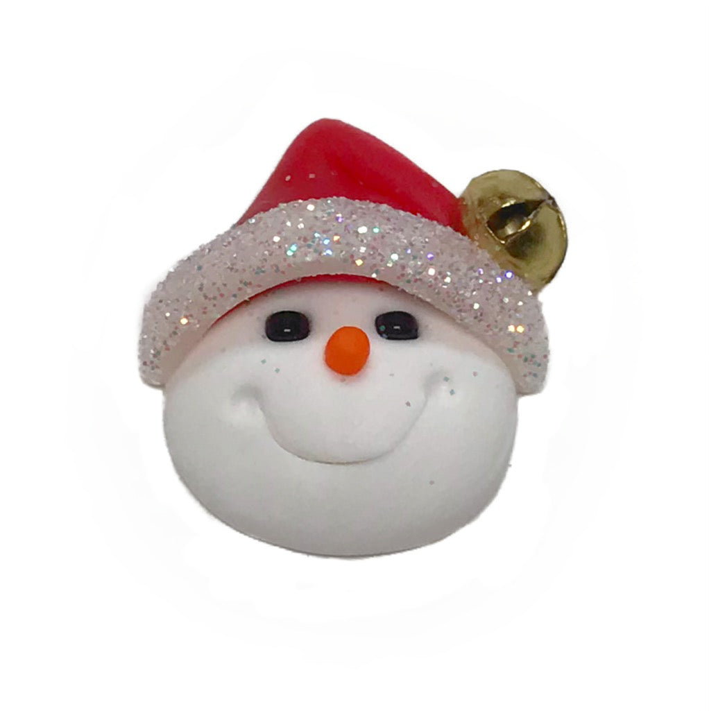 SB438L Snowman with Santa Hat Large