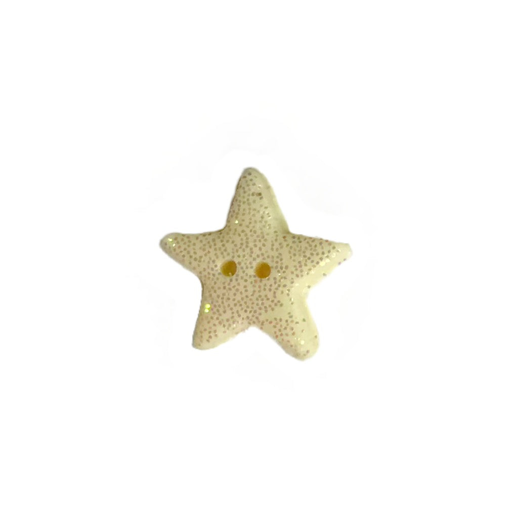 SB464M Yellow Glitter Star Medium