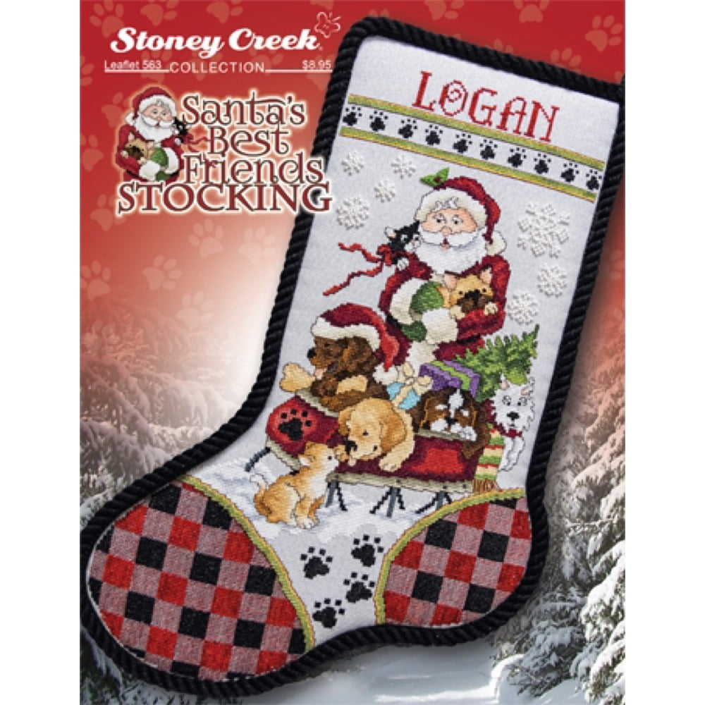 STC L563 Santa's Best Friend Stocking