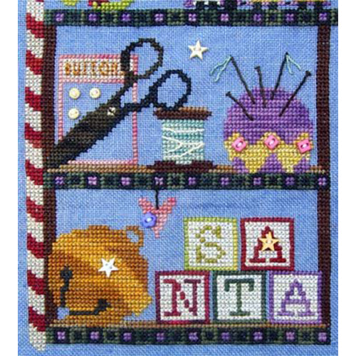Sam Sarah Design 9131 Santa's Cabinet: Mending Kit
