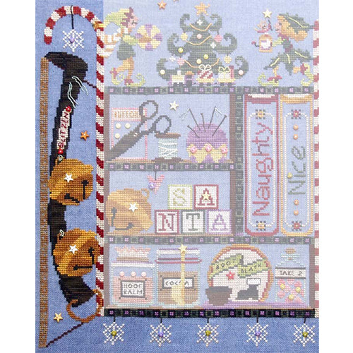 Sam Sarah Design 9133 Santa's Cabinet: Blitzen's Bells