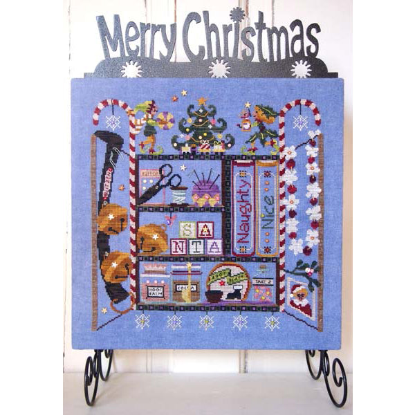 Sam Sarah Design 9134 Santa's Cabinet: Under the Mistletoe